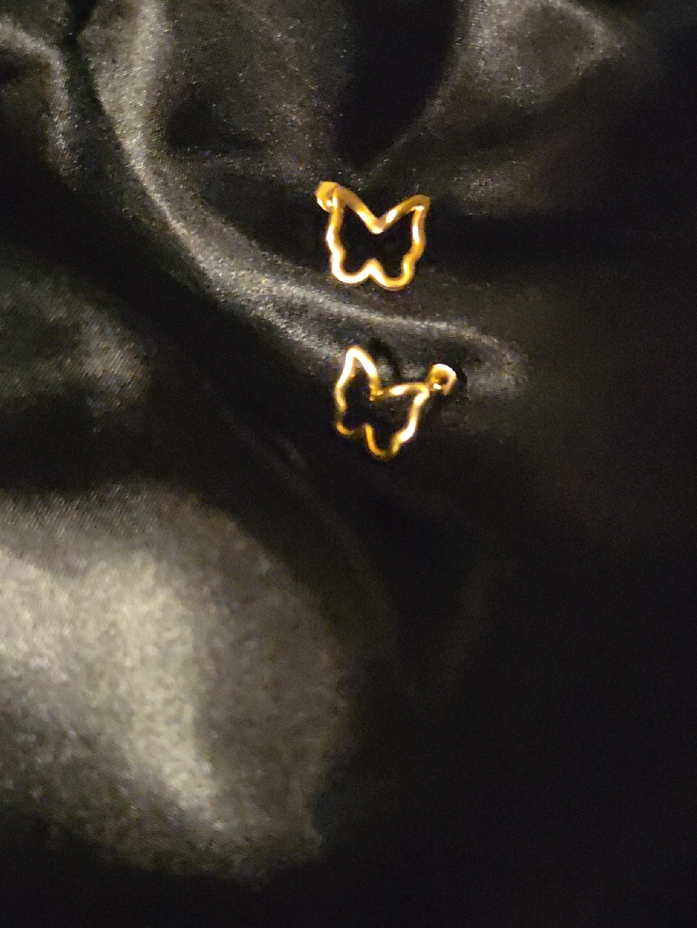 Gold Butterfly Stud Earrings - Women Jewelry